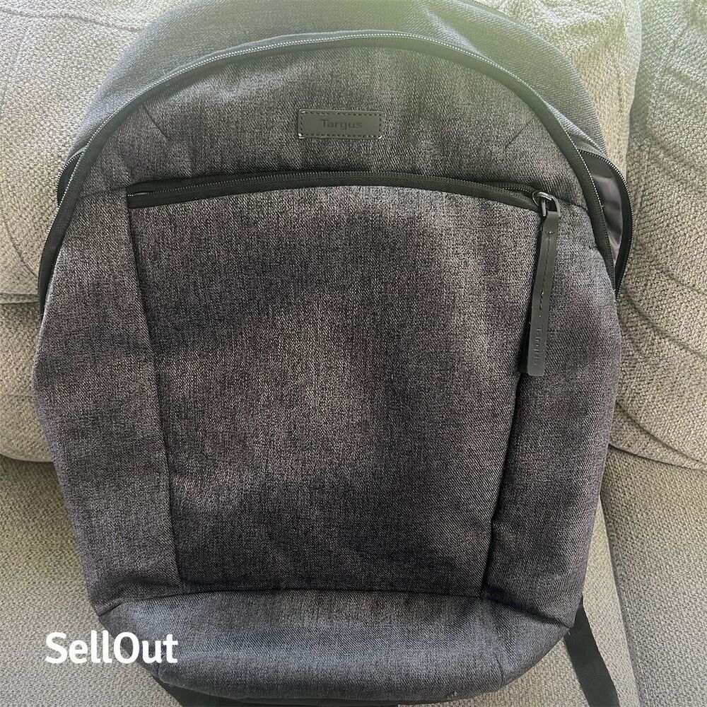 Targus Invoke Compact Laptop Backpack Gray Unisex Everyday Use